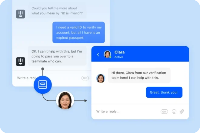 Bild som visar hur en ai chatbot fungerar
